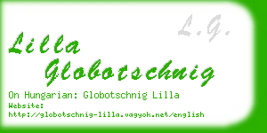 lilla globotschnig business card